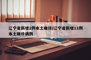 辽宁省新增2例本土确诊/辽宁省新增11例本土确诊病例